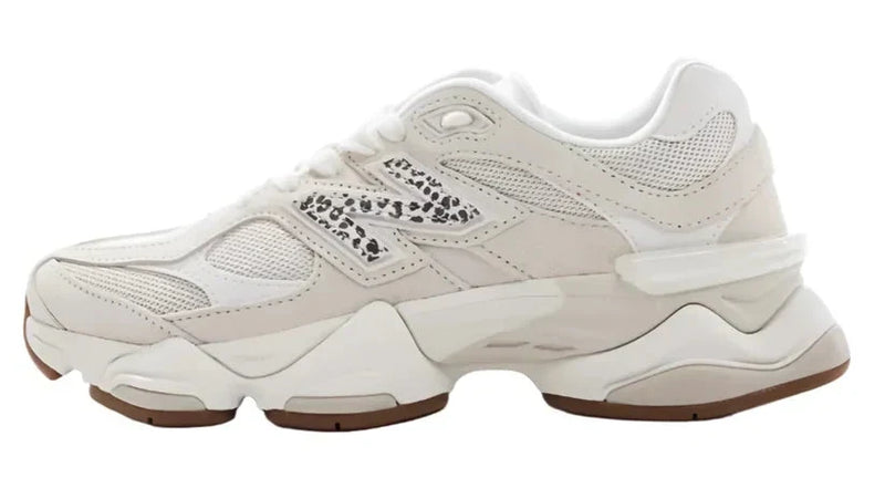 Sneakers Iconic Léopard – Beige & Rose